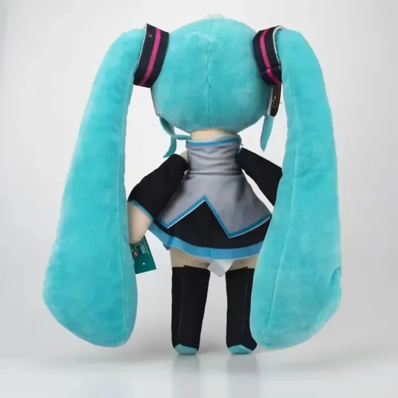 Adorable Hatsune Miku Plush Fluffy Anime Stuffed Doll with Signature Pigtails Cuddly Figure for Collectors & Gift Giving