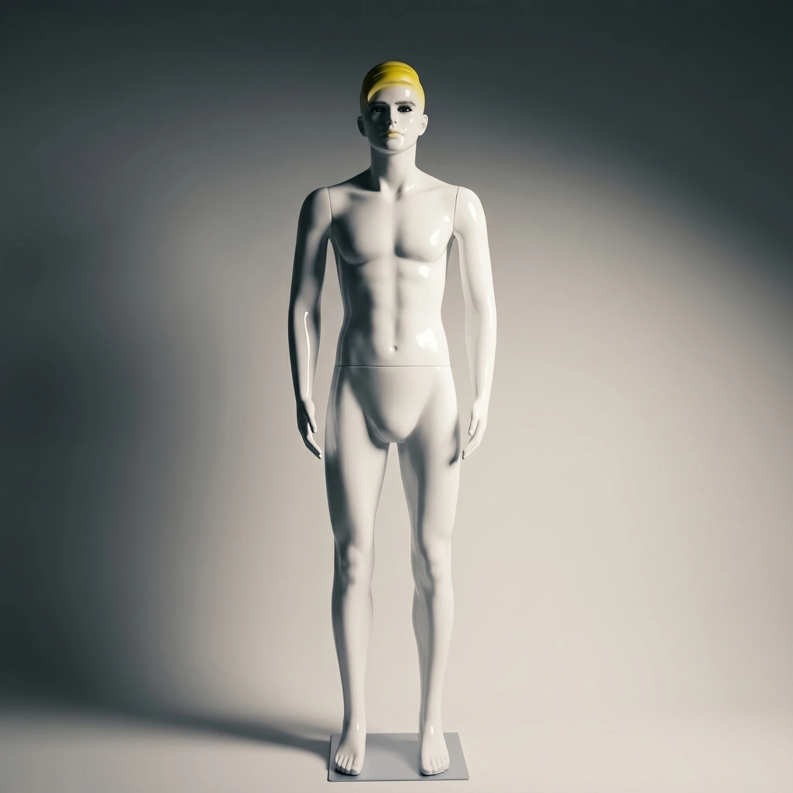 Male Full Body Mannequin Standing Mannequin with Base Display Figure Life-Size for Retailers, Clothing Store, Boutique