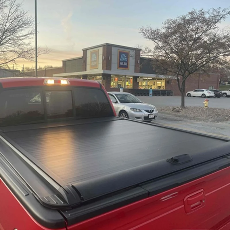 

High Quality Manual Operated Aluminum Tonneau Cover Applicable to for Dodge RAM Pickup Retractable Aluminum Roller Shutter