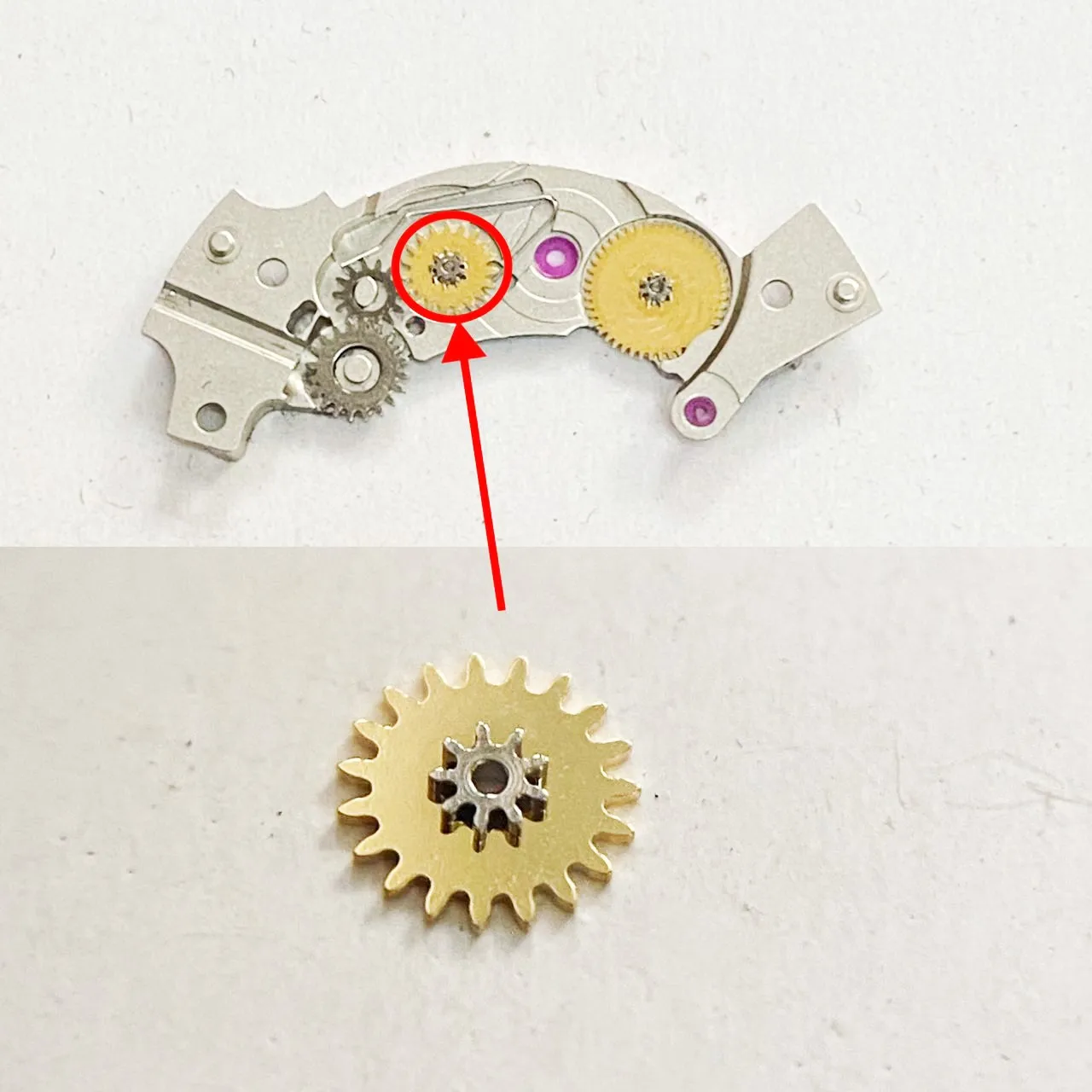 Watch Movement Parts Clamp Wheel For ETA 2892 2892A2 Movement Balance Wheel/Balance lever Accessories Watch Repair parts Replace