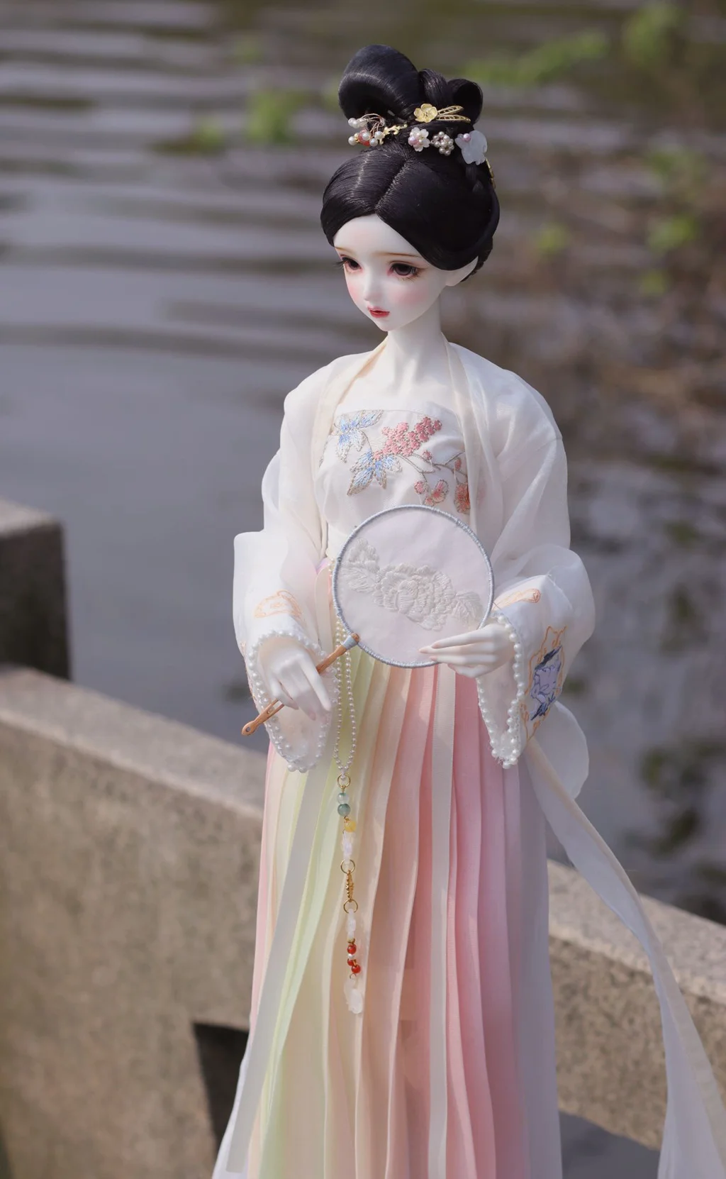 1/4 1/3 스케일 BJD 의류 고대 의상 중국 한복 요정 드레스 의상 BJD/SD MSD SD13 대형 인형 액세서리 A1255