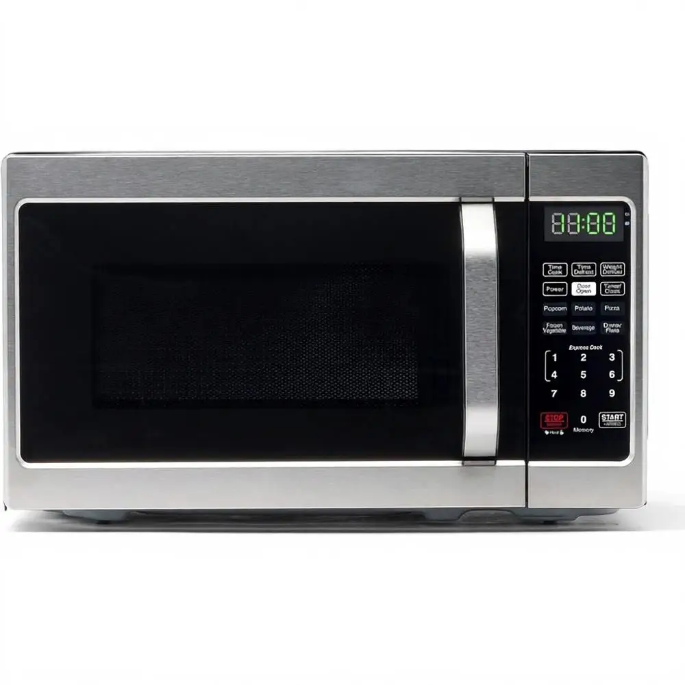 

700W Compact Countertop Microwave with Auto Cook, Roast, Easy Clean & Child Lock