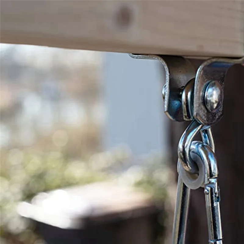 AT44-2피스 사각 연결 스윙 훅 사각 패스너 클램핑 브래킷 사각 목재 스윙 훅 훅 홀더