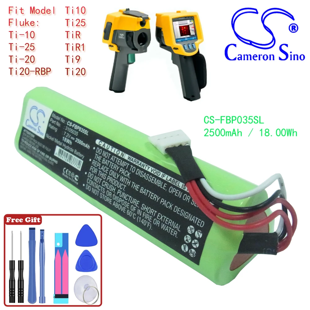 Thermal Camera 5500mAh /20.90Wh Battery For Fluke 3105035  3524222  Ti20-RBP Ti-10  Ti-25  Ti-20  Ti20-RBP  Ti10  Ti25  TiR  TiR