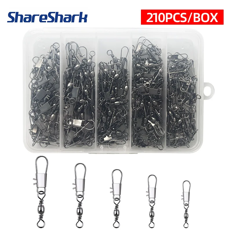 shareshark-210-pecas-conjunto-conectores-de-pesca-com-rolamento-e-aneis-giratorios-2-4-6-7-8--conectores-de-iscas-para-pesca-acessorios-de-equipamento-de-pesca