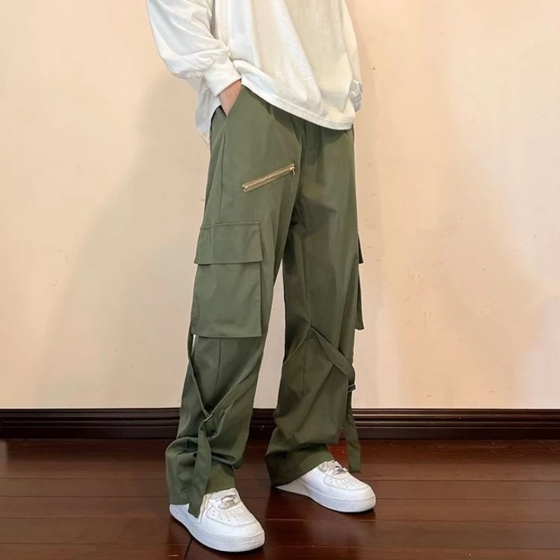 Joggers Work Wear Men's Cargo Pants Hiking Green Luxury Harajuku New In Baggy Korean Style Y2k Vintage Cotton Long Male Trousers