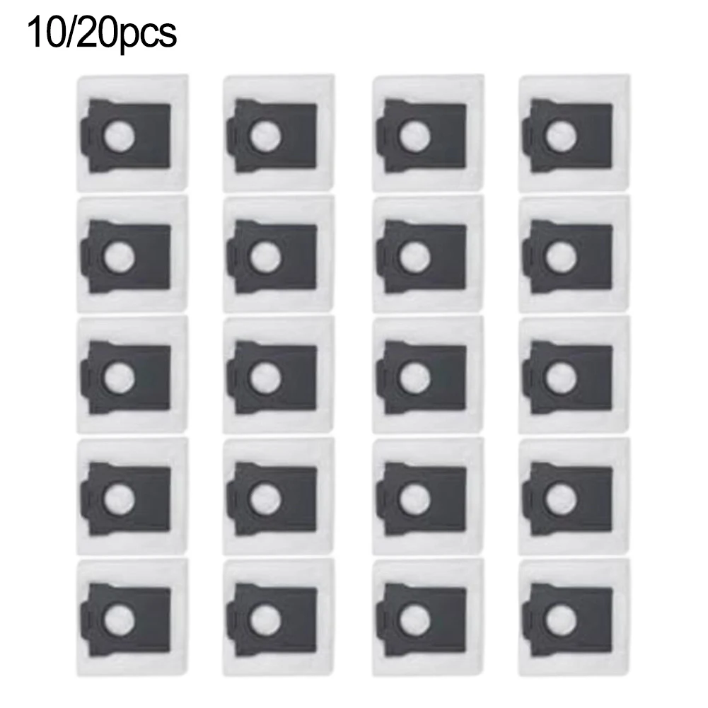 10/20pcs Robot Vacuum Cleaner Dust Bag Accessories For Dreame For Mova E30Ultra Robot Vacuum Cleaner Value Pack