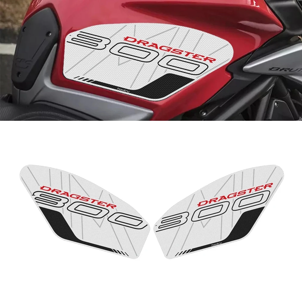 Motorcycle Side Tank Pad Protection Knee Grip Anti-slip For MV Agusta DRAGSTER 800 RC RR AMERICA PIRELLI 2019-2020