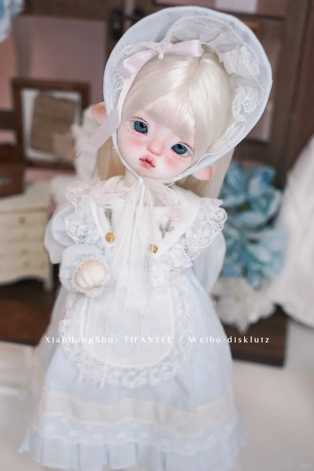 New SD BJD Doll 1/6 Open Eyes Lamb BJD Doll Girl High Beauty Authentic Body Gift Handmade Elf Ears Spot Makeup Free Shipping