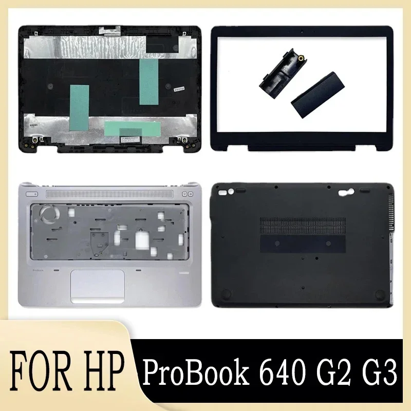 

New Laptop LCD Back Top Cover for ProBook 640 G2 G3 Series Front Bezel Hinge Palmrest Upper Bottom Case Rear Lid Black