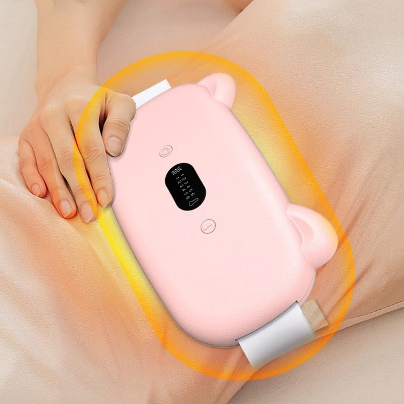 

Electric Menstruation Relieve Pain Warm Palace Belt Dysmenorrhea Massager Vibrating Massage Waist Menstrual Health Care Women