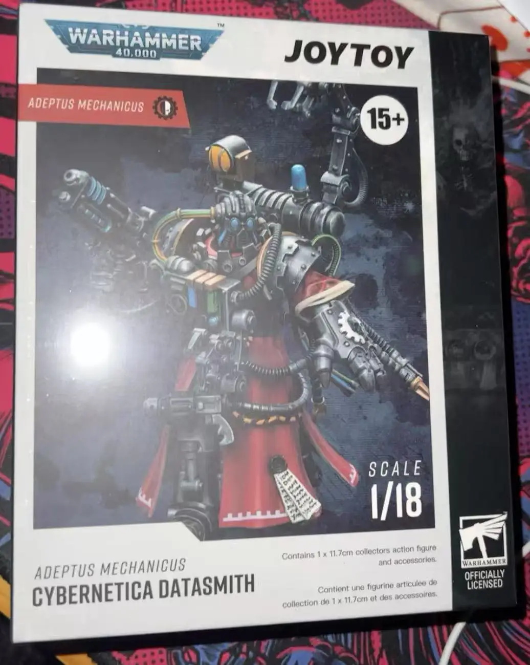 【JOYTOY】1/18 แอ็คชั่นฟิกเกอร์ Warhammer 40K Adeptus Mechanicus Cybernetica Datasmith เครื่องประดับของเล่นรุ่น