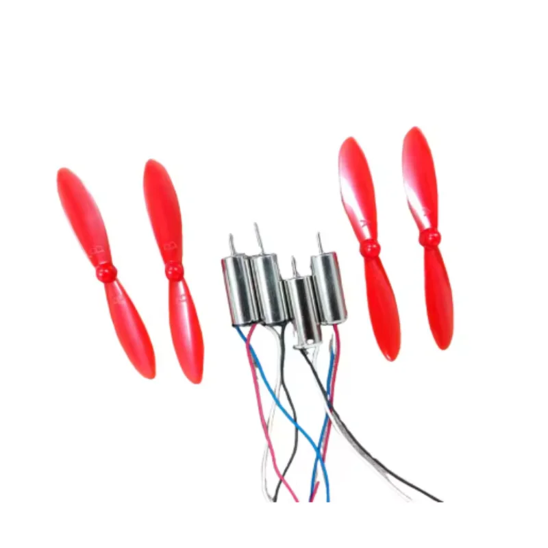 4pcs DIY DC 3.7V 50000RPM 716 Hollow Cup Coreless High-speed Motor with 4 X 55MM Propeller Cw CCW for DIY Micro FPV Quadcopter