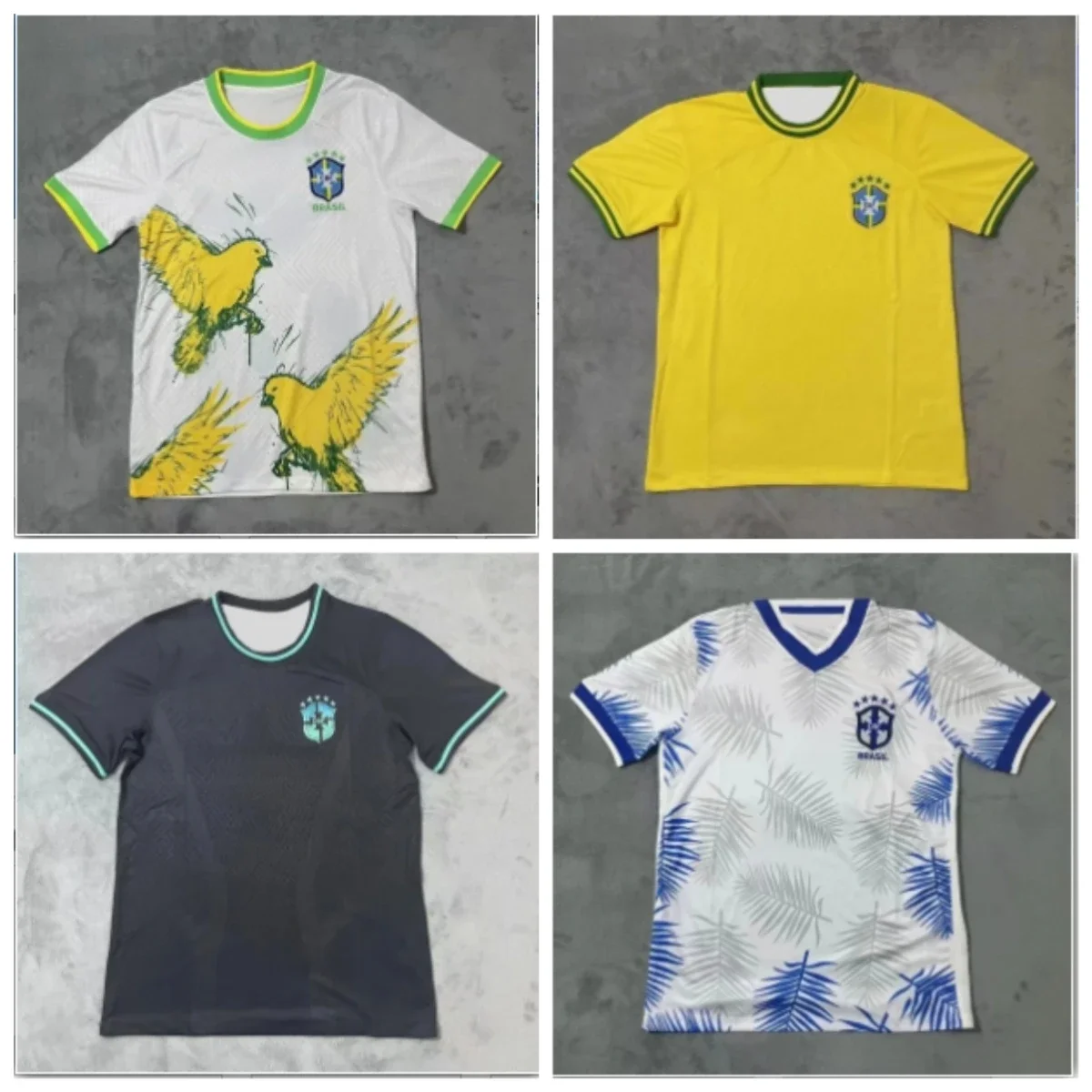 

2025 new Procurement of Products: Men's Shirts, New Brazilian Football T-shirts and Thai Casual Quick-drying Training T-shirts