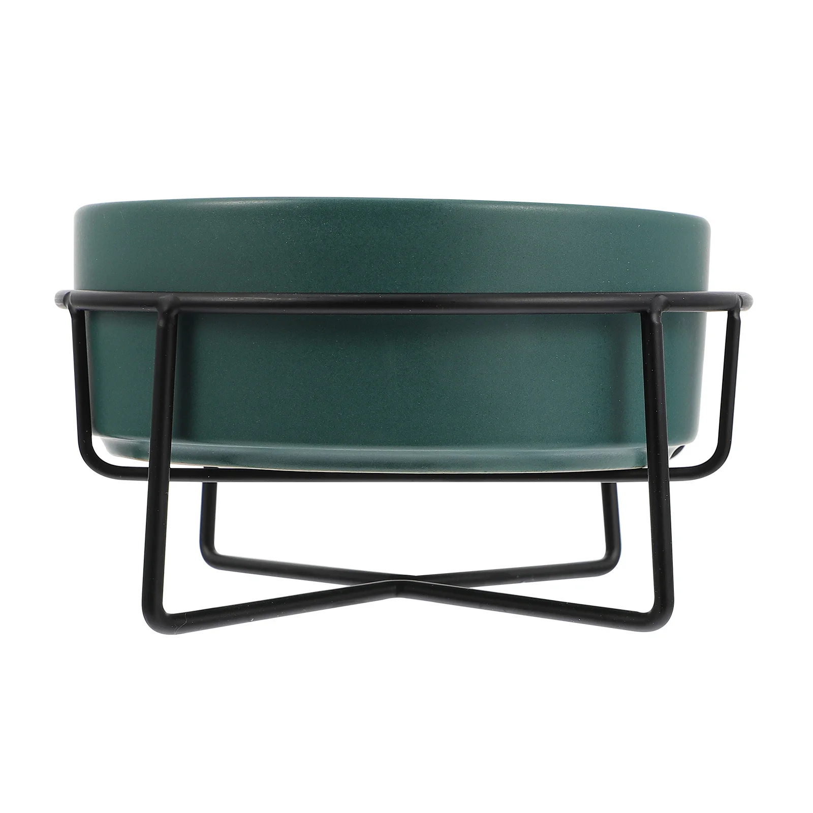 

1 Set Dog Ceramic Stand Puppy Food Dish Water Feeder Pet Supplies Cat Bowl Feeding Drinking Hygienic Spill Proof Pet Bowl Feeder