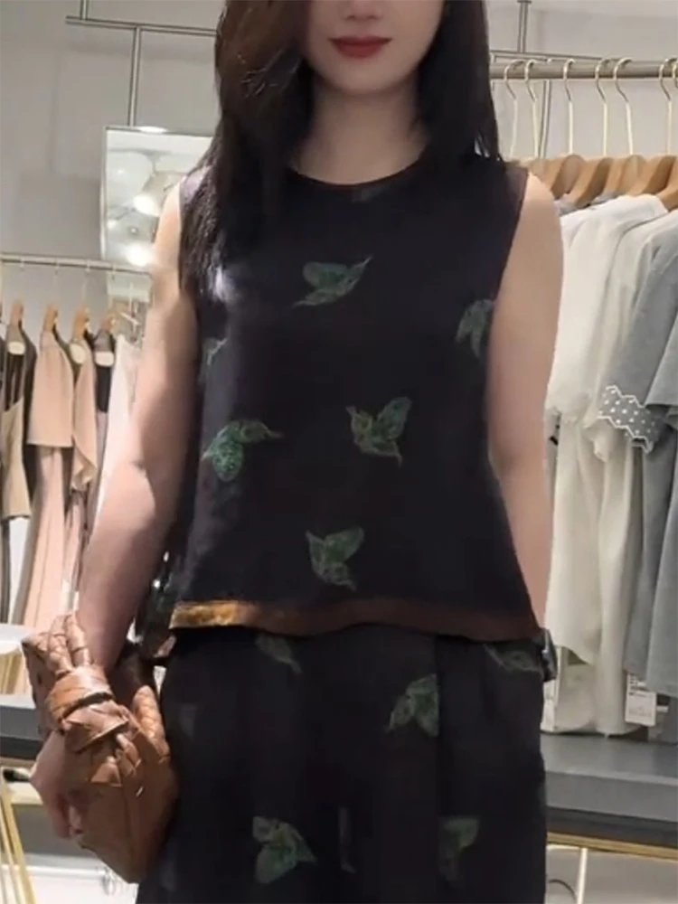 Bla broderie florale ronde Ne Svel gilet irt chinois rétro Sle polyvalent été nouveauté femmes Faion haut