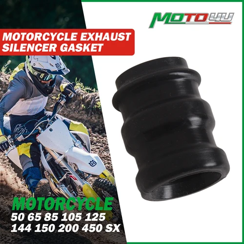 Imagen 1 del producto Junta de escape de motocicleta, manga de silicona, sello de goma para tubo de escape para 50 65 85 105 125 144 150 200 450 SX