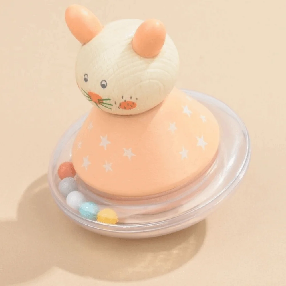 Adorabili artigianato Bicchiere in legno Bambola giocattolo fatta a mano Bambola Orsetto Giocattolo a dondolo Mini collezione Bicchiere di elefante Giocattolo Compleanno
