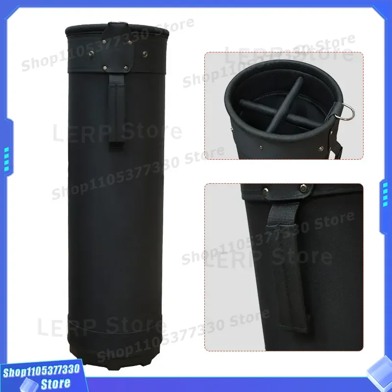 Large Capacity Golf Club Barrel Bag for Driving Range Storage Indoor Practice Equipment Holder Durable Sports Gear Organizer