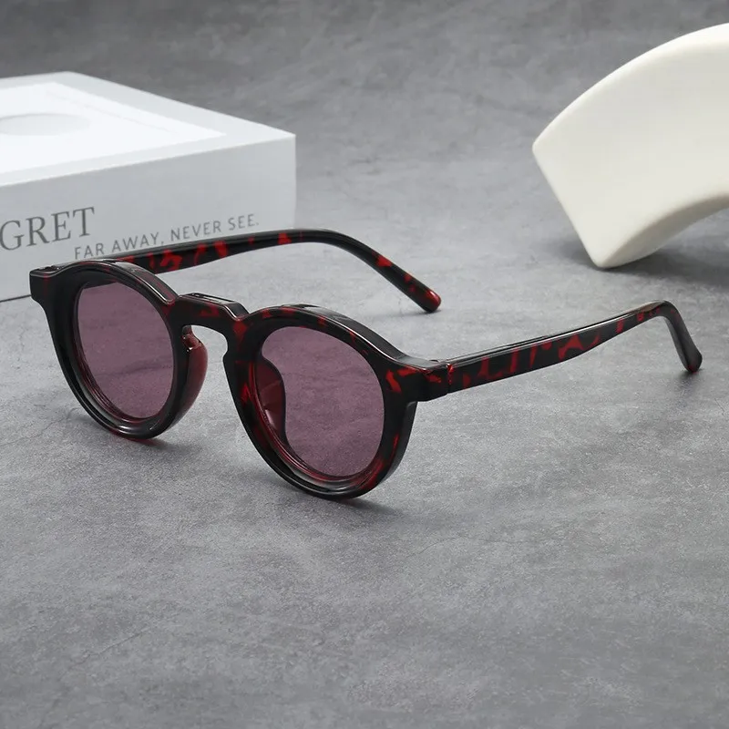 UV-Sonnenbrille mit kleinem Rahmen und rundem Rahmen, Retro-Sonnenbrille, grenzüberschreitende Sonnenbrille für Herren, modisches Reisezubehör für den Außenbereich – Detail 14