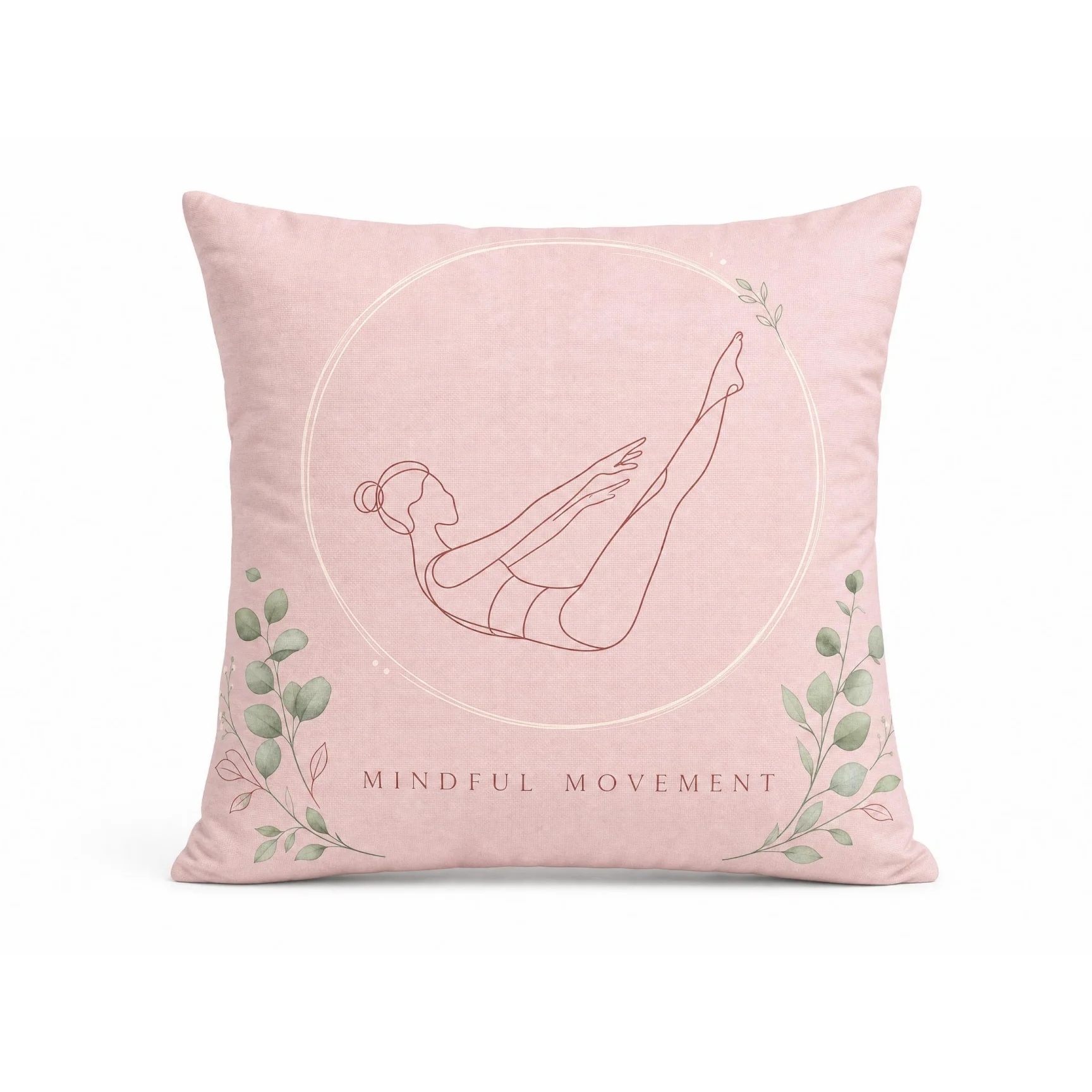 Pink Pilates Princess Pillow Cover, Suitable For Sofa Bedroom Decoration, Unique Holiday Gift view 6