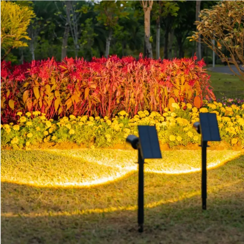 مصباح ليد مقاوم للماء مصباح للطاقة الشمسية 1.2 فولت مصباح ليد أضواء خارجية 0.2 واط الضوء الأبيض/الضوء الدافئ LED ضوء خارجي البستنة