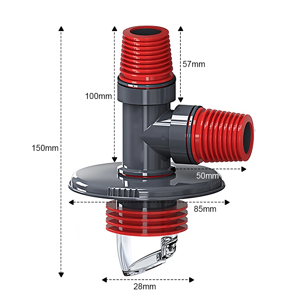 Prevenzione delle perdite Scarico anti-traboccamento Compatibile con più modelli Design di installazione semplice Gestione efficiente delle acque reflue
