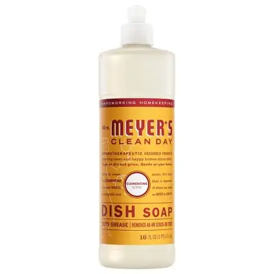 Dish Soap - Clementine - 16 Fl Oz: Paraben-Free, Dye-Free, Liquid, Removes Grease for Kitchen Dish Cleaning and Everyday Use