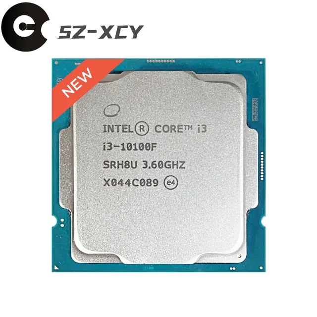 Intel Core i3-10100F i3 10100F 3.6 GHz 4-core 8-thread CPU processor L2 =  1M L3 = 6m 65W LGA 1200 new but no fan - AliExpress 7