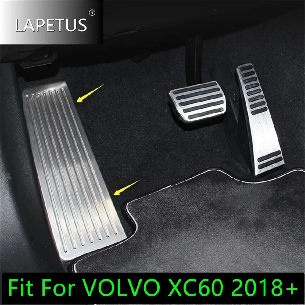 

Fit For VOLVO XC60 2018 - 2024 Stainless Steel Car Side Left Foot Rest Pedal Plate Bezel Molding Cover Trim Interior Accessories