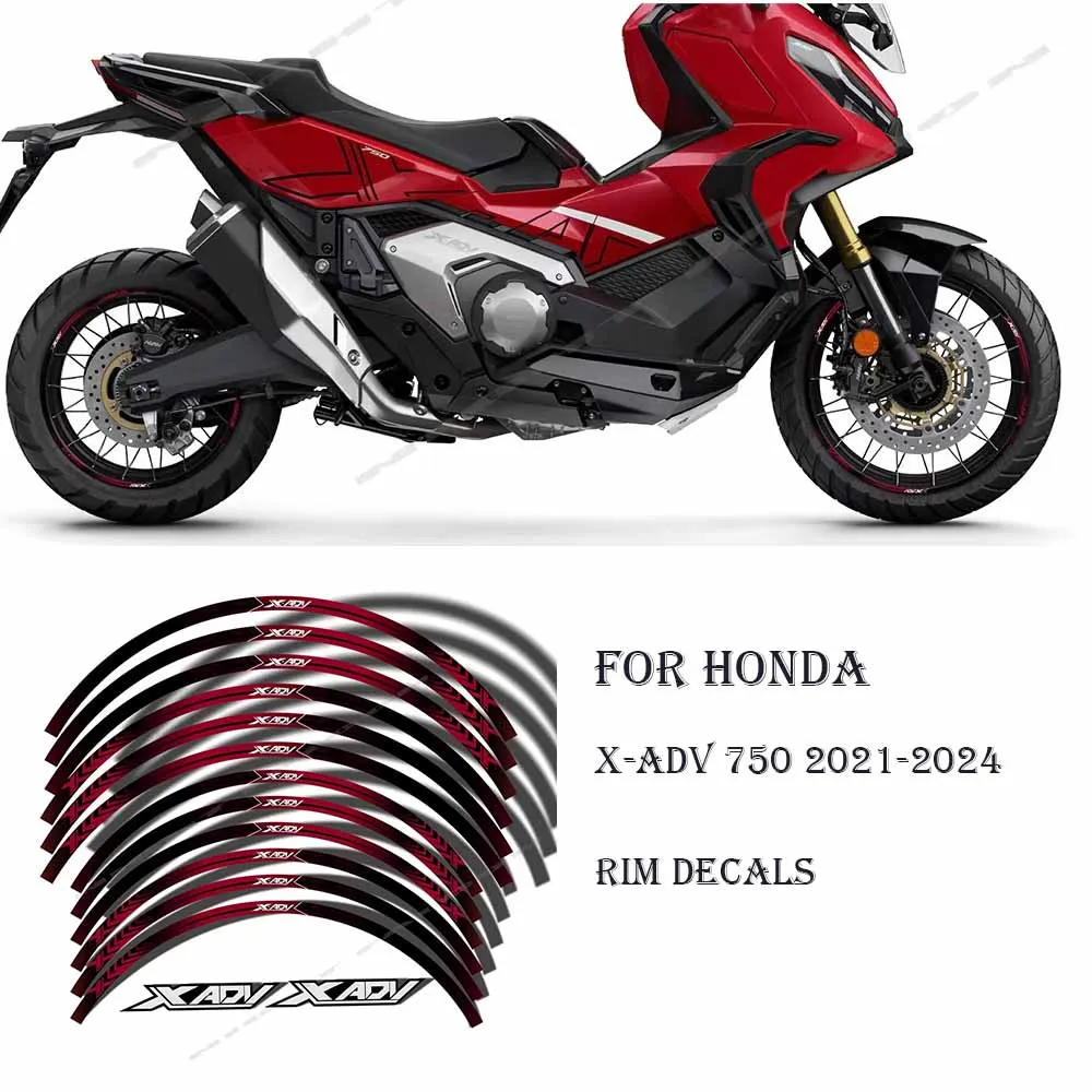 

X ADV Stickers 2021 2022 2023 2024 NEW Motorcycle Wheel Rim Decal Logo for Honda Xadv 750 X-ADV 750 2021-2024