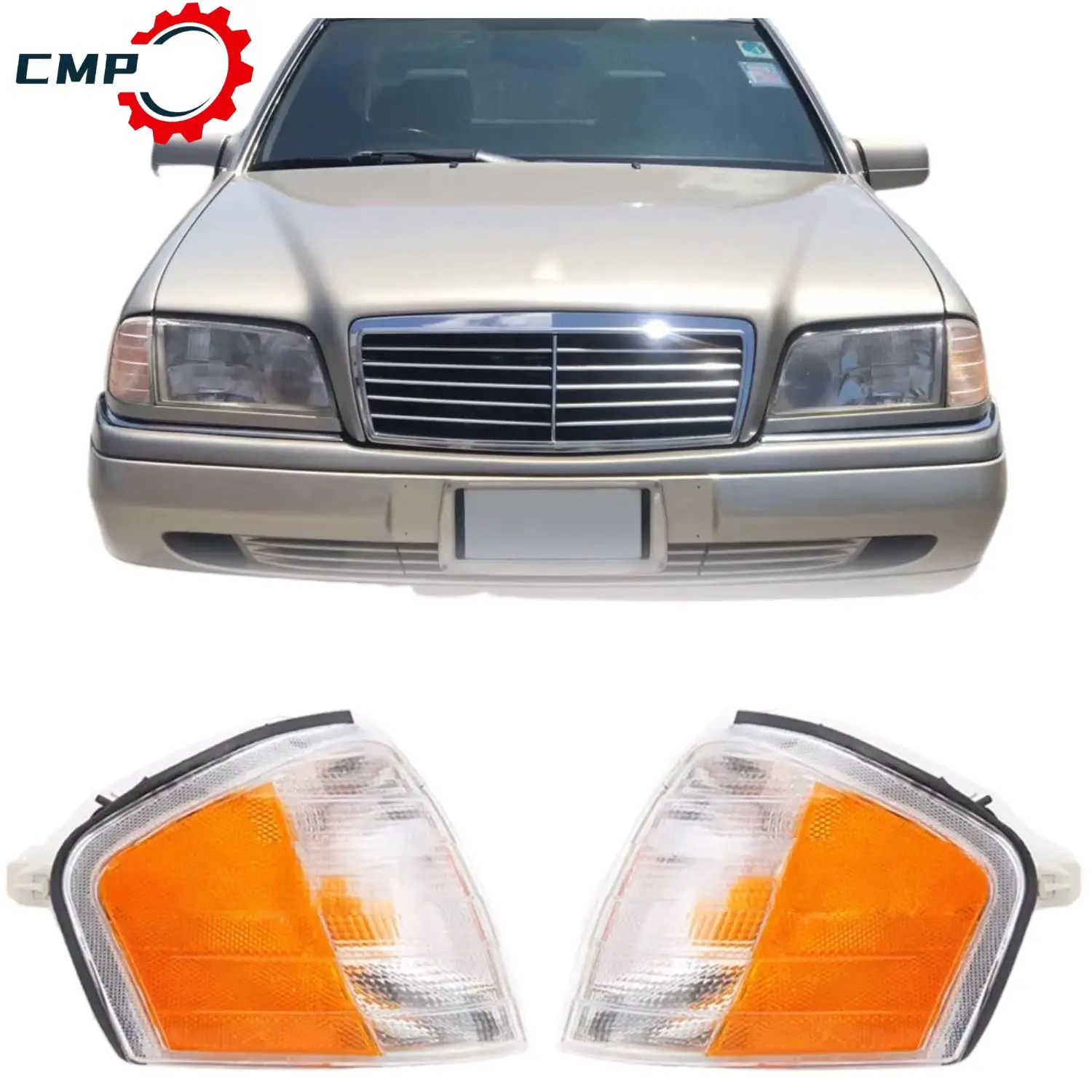 

1 пара 2028261143, 2028261243 Угловая фара указателя поворота для Mercedes Benz C220 1994-1996 годов, угловая фара со стороны водителя