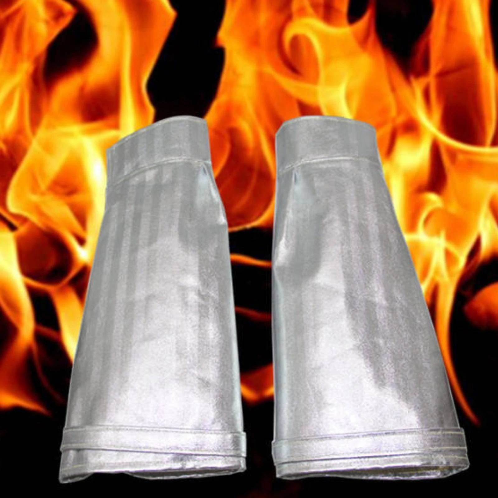 Aluminized Arm Sleeve Reflective Aramid Defensive Sleeve Metal-Fabrication Sleeves Ember-Resistant Protection Anti-Scald