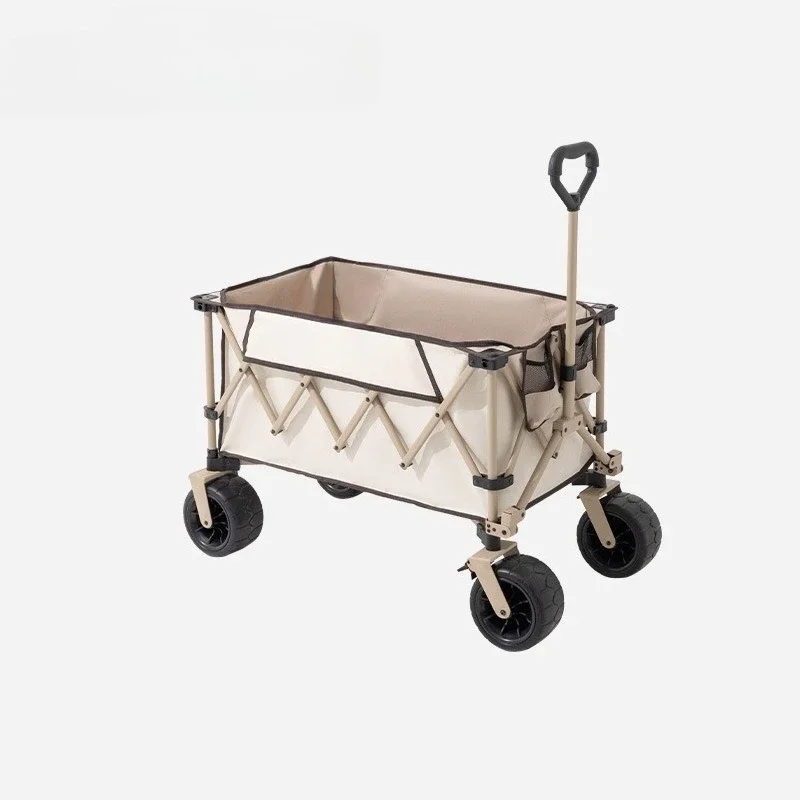 Camping Box Carts Camp Trailers Foldable Outdoor Oversized Carts Picnic Camping Carts