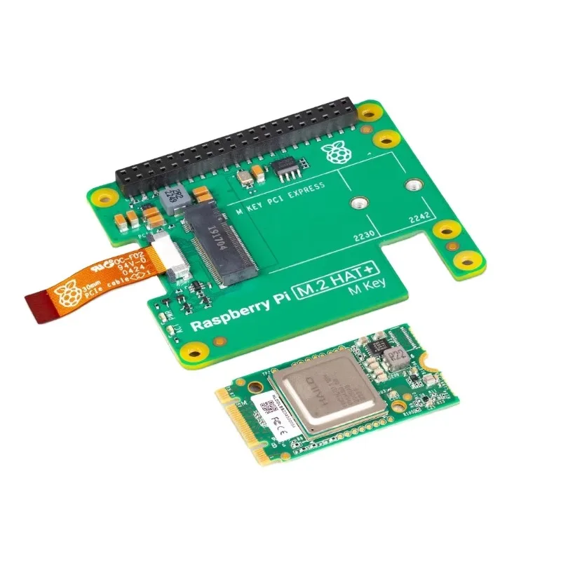 5 AI Kit 26TOPS 13TOPS Hailo AI Acceleration Module  M.2 HAT+ Computing Power Board HAILO8L AI Module