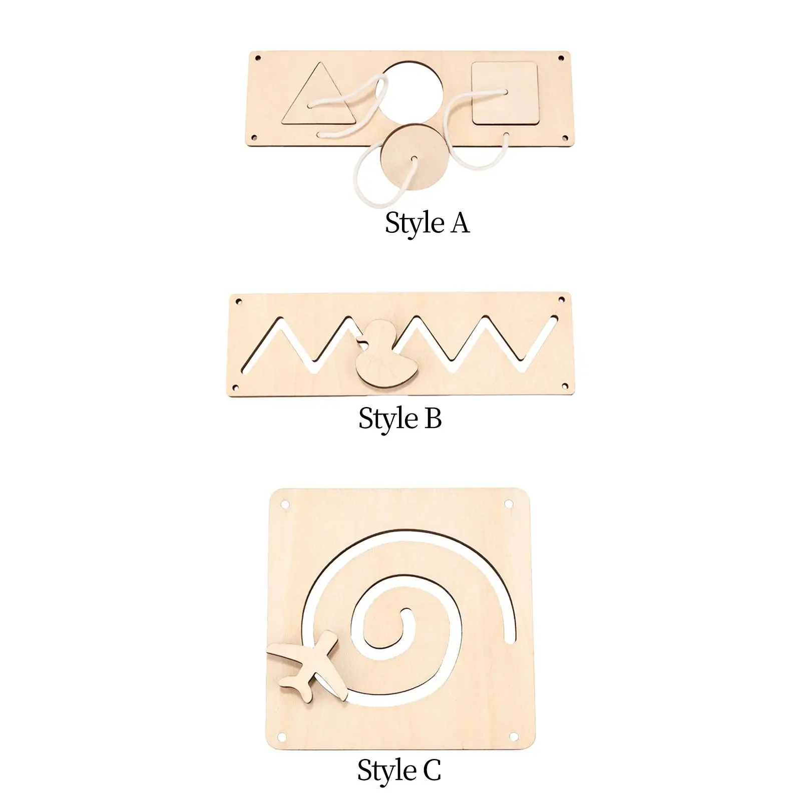 Holz beschäftigt Brett Material Geburtstags geschenk Feinmotorik Lern puzzles