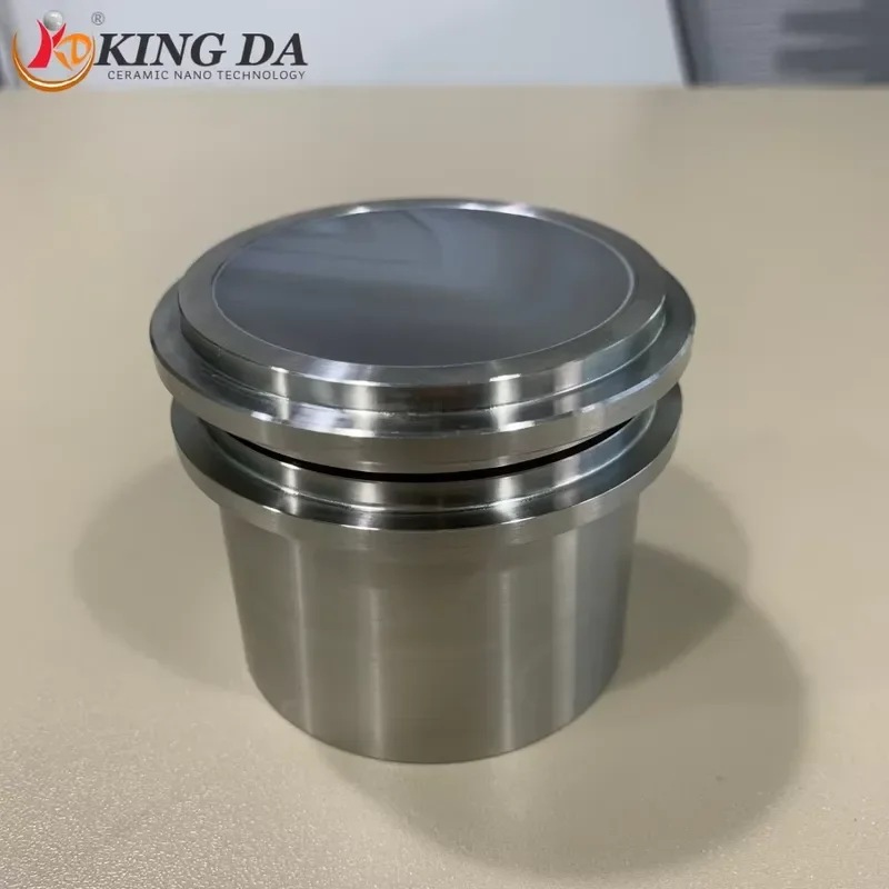 i Non Metallic Agate Grinding Jar Stainless Steel Shell Ball Mill Jar for Trace Metal Free Laboratory Milling Equipment