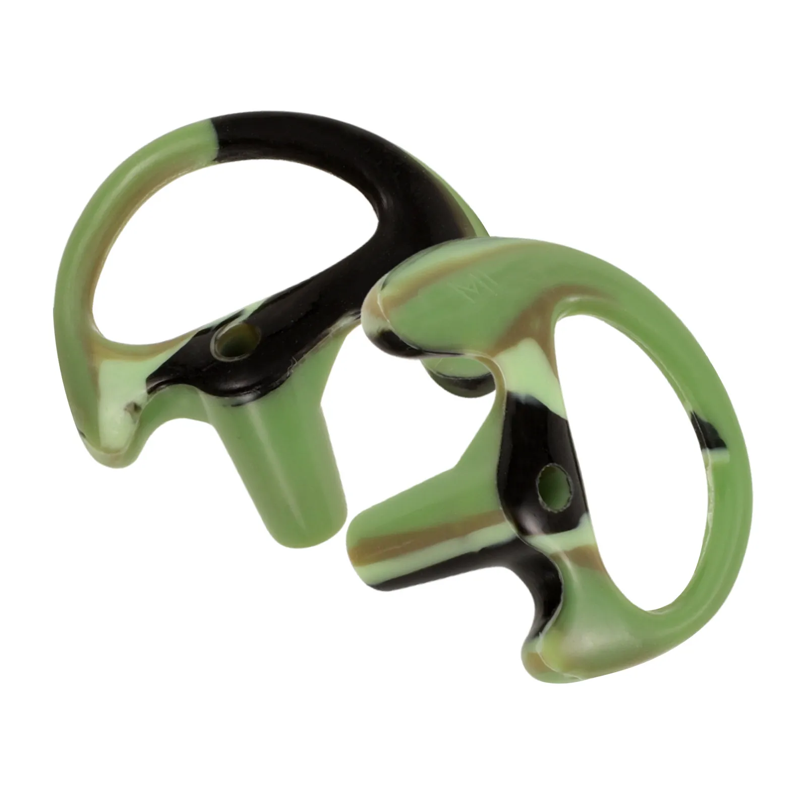 

1Pair Silicone Ear Molds Interphone Earplugs Soft Flexible Earpiece Insert Replacement for Coil Tube Audio Kits Left Right Ear