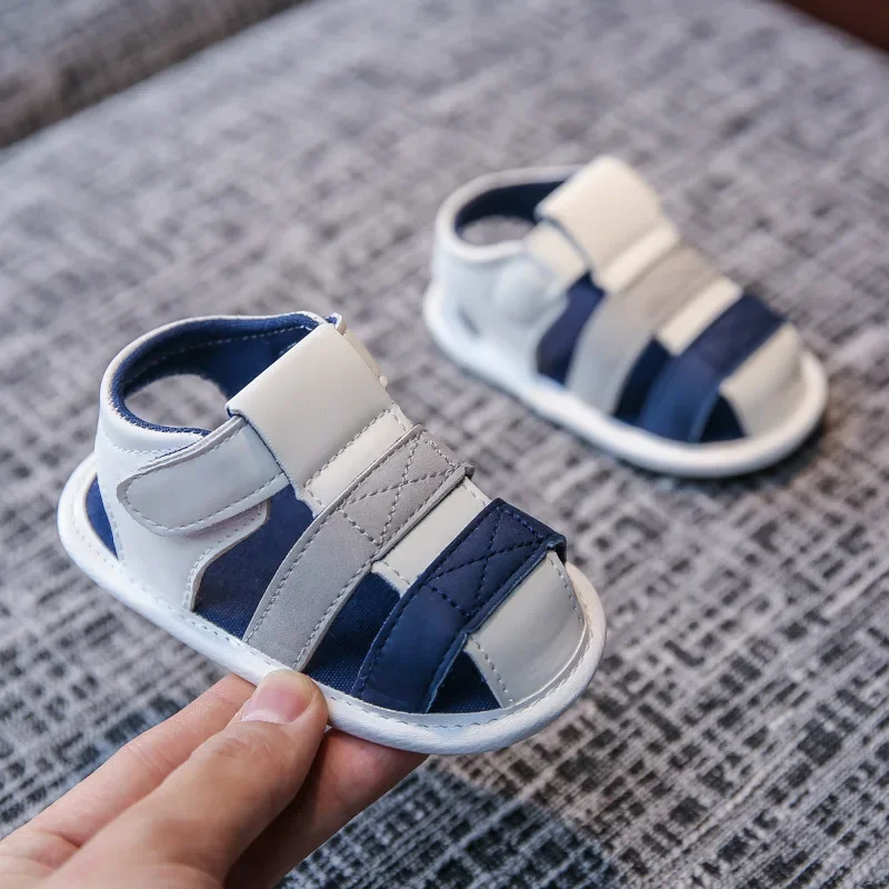 1 Pair Summer Sandals 0-1Y Baby Boy Girl First Walkers Sandals Newborn Infant Shoes Soft Bottom Non-Slip Breathable Shoes