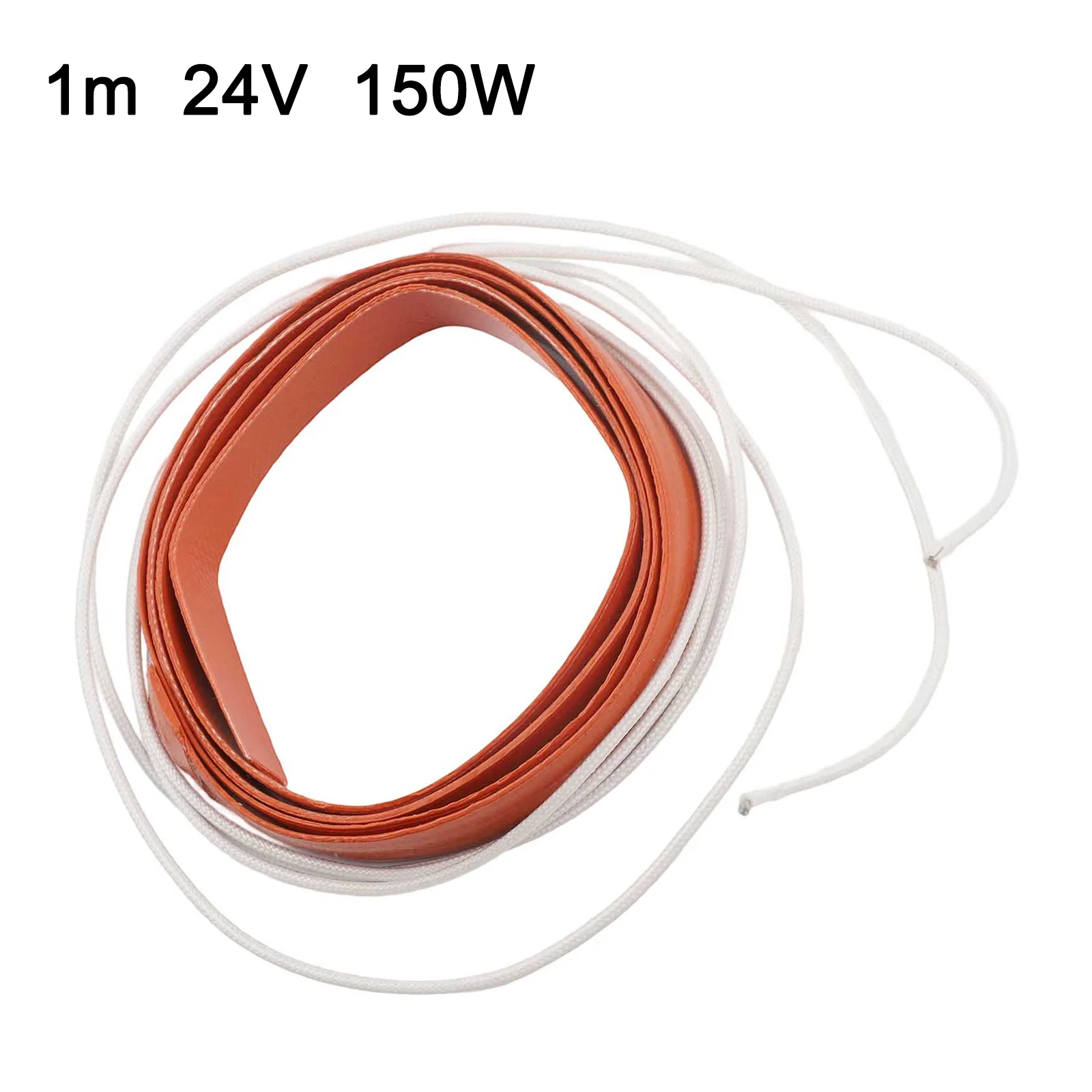 Silicone Heating Pad Mat 24V 150W for Efficient Heat Transfer to Melt Ice and Snow on Windshields with 1m Detachable Power Cord