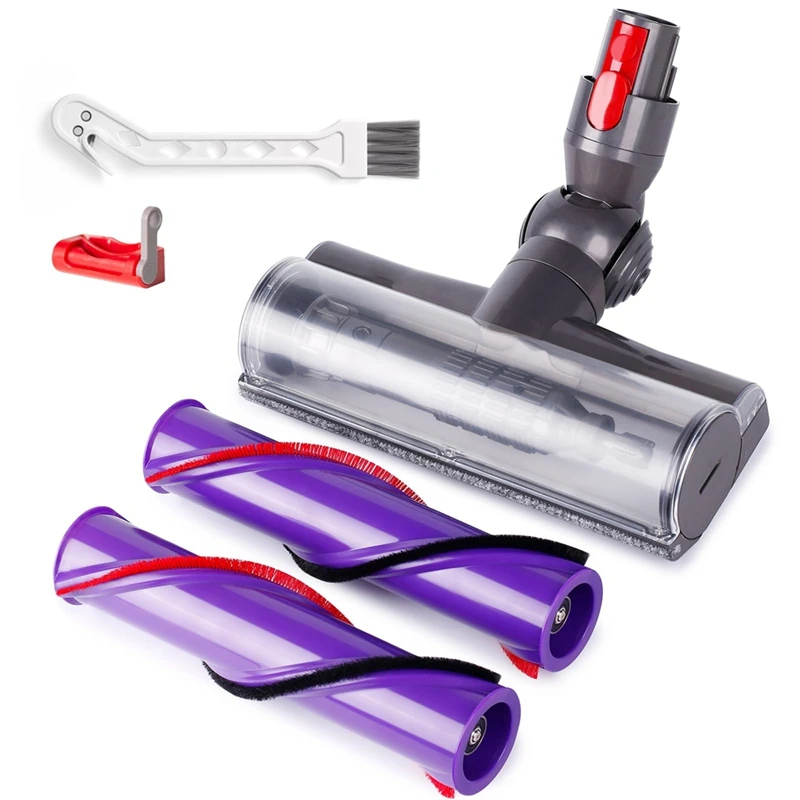 

Caci Quick-Release Moterhead Replacement Cleaner Head And Roller Brush Kit Compatible For Dyson V7v8v10v11v1vacuum Cleaners