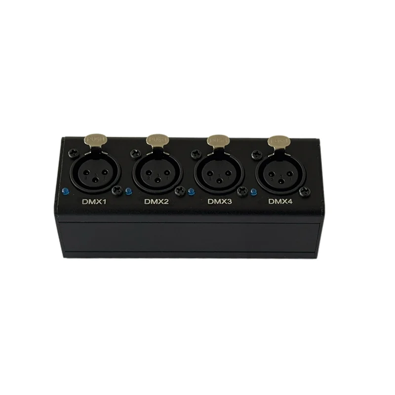 

【USB-C Cable】Artnet MINI 4 Universe 2048 Ethernet DMX512 Lighting Controller Interface Disco With MA2 Black