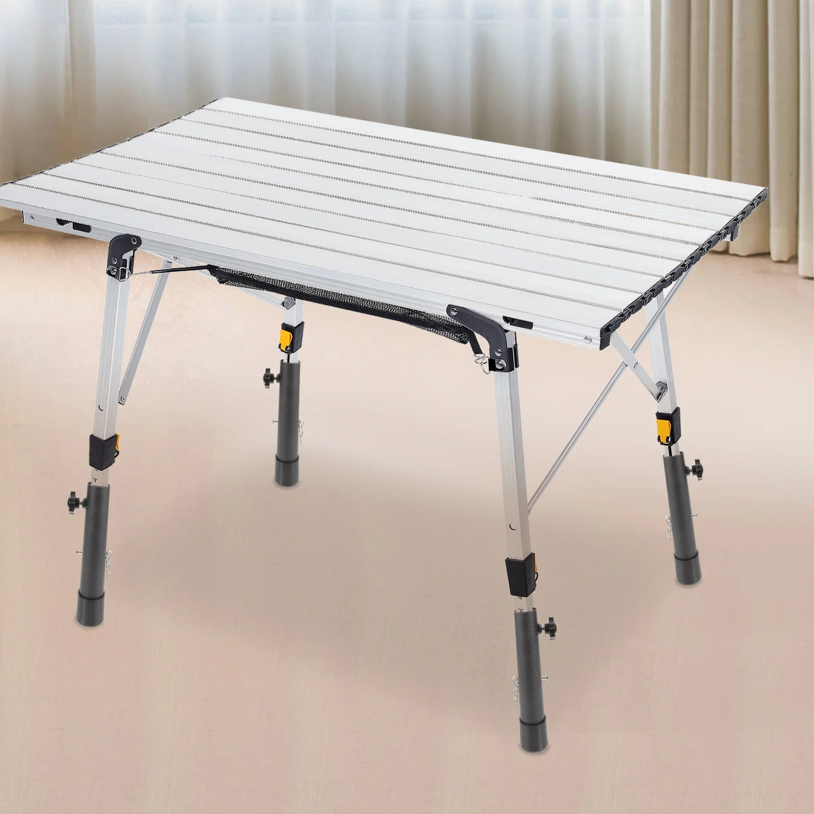 Extensor de altura de mesa, patas plegables de acero resistente, patas de repuesto ajustables para muebles, soporte para muebles de mesa de comedor, 4 Uds.