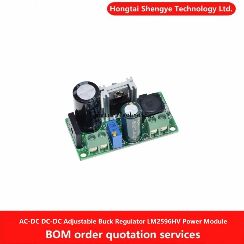 Low Voltage AC-DC Buck Module DC-DC Adjustable Regulator Power Supply LM2596HV Power Module 3A 5V-50V