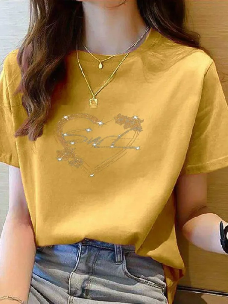 コットン-オート-sve-t-irt-レディース-夏-ルーズ-ベースレイヤー-ホワイト-トレンディ-ネピン-韓国風-プリント-ピュアカラー-boivcn