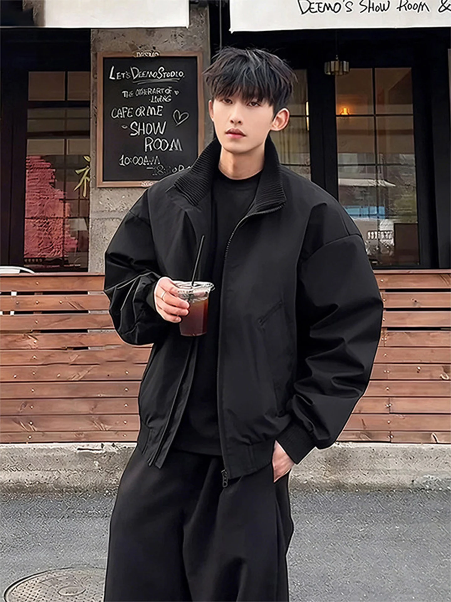 

Мужская утепленная куртка Bla American Sle Flight Jaet из хлопка, осенне-зимняя, с воротником-стойкой, ветрозащитная, с защитой от влаги