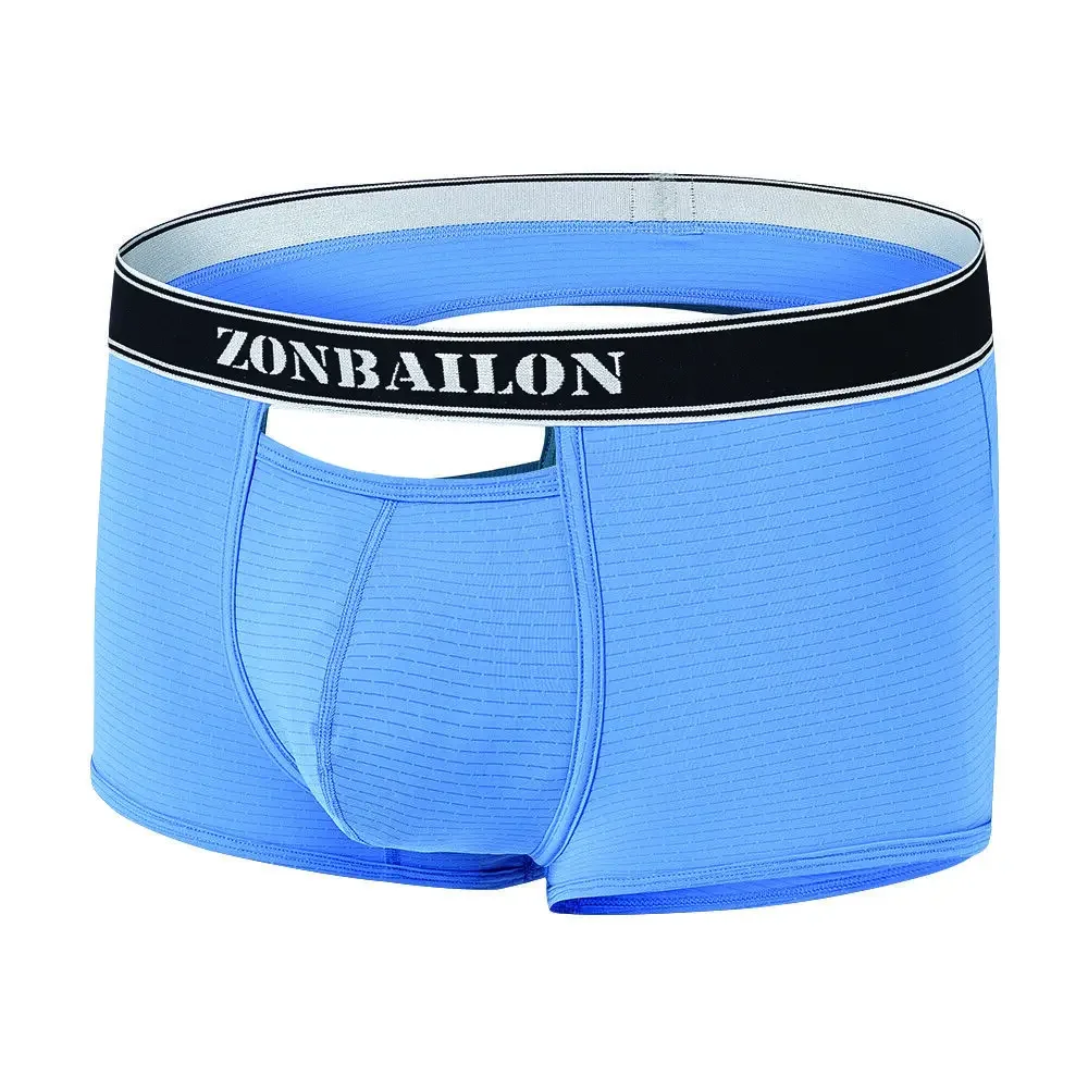 Jinshi Men’s BoxerBriefs Soft Front Open Boxer Comfortable Trunks Comfort Short Boxers For Men