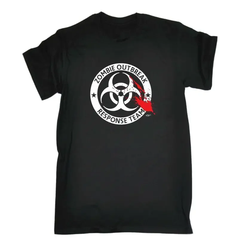 Zombie Outbreak Response Team Mens Funny Novelty T Shirt
