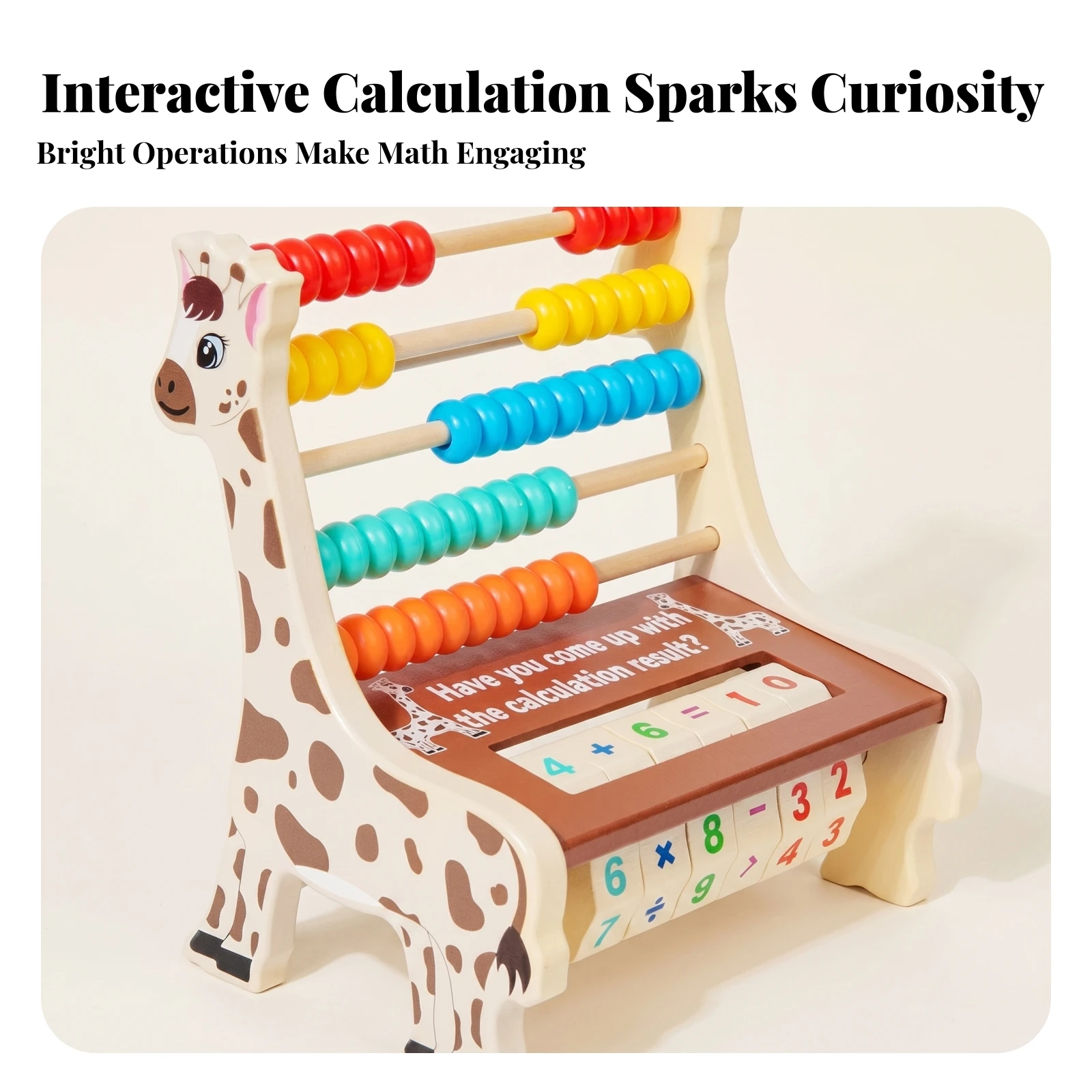 Abaco Giraffa Multicolore in L - Abacus Counting Bead recensione e prezzo