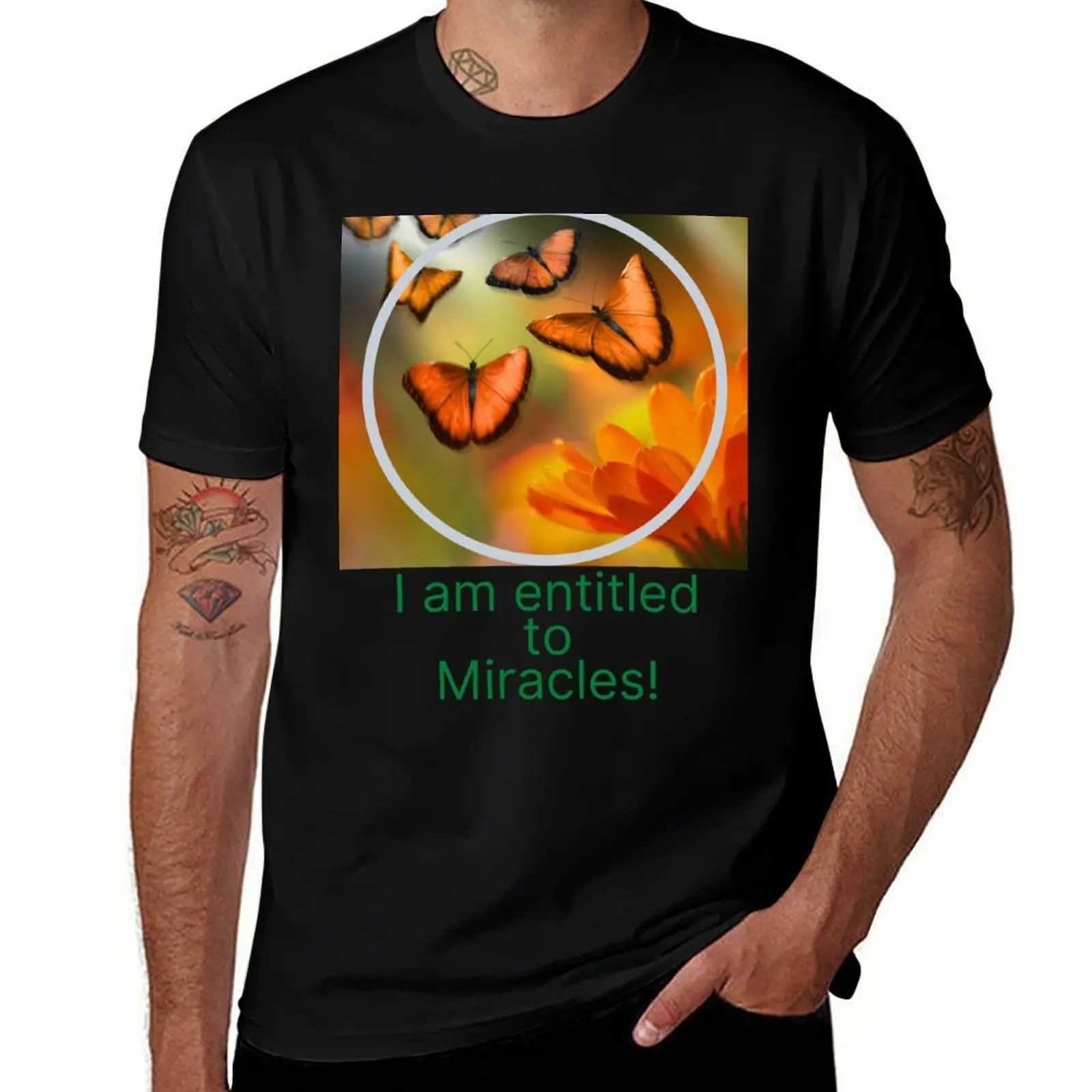 T-shirt « Entitled to miracles 3 » pour les fêtes, T-shirt assorti à toutes les occasions